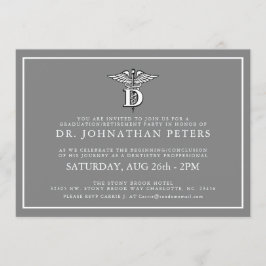 ミニマルな歯科Graduation|Retirementの招待 招待状