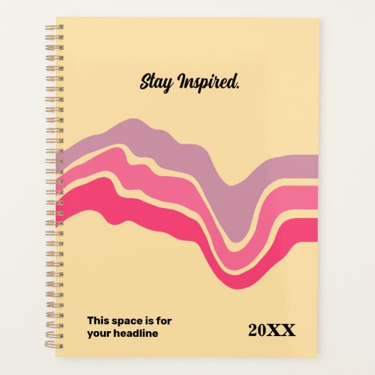 ミニマルな毎日のプランナーエレガント- & Flow プランナー手帳 (正面)