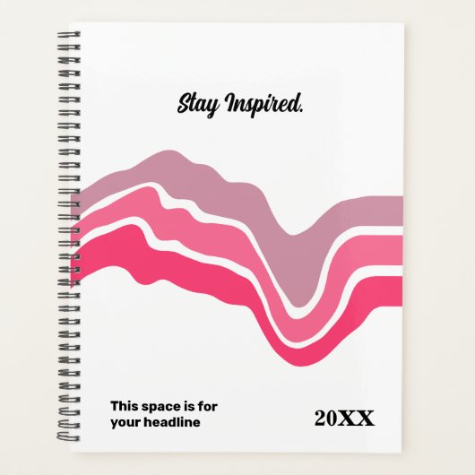 ミニマルな毎日のプランナーエレガント- & Flow プランナー手帳 (正面)