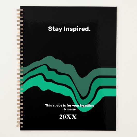 ミニマルな毎日のプランナーエレガント- & Flow プランナー手帳 (正面)