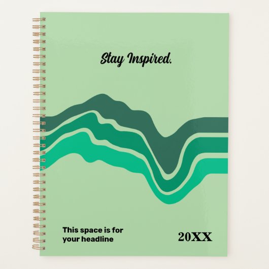 ミニマルな毎日のプランナーエレガント- & Flow プランナー手帳 (正面)