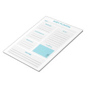 ミニマルな毎日のプランナーページ ノートパッド (アングル)