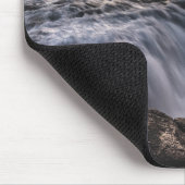 ミニマルな沿岸景観写真 マウスパッド (コーナー)