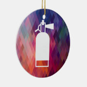 ミニマルな消火器 セラミックオーナメント (右)