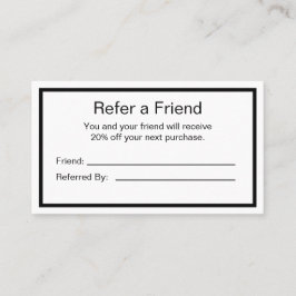 ミニマルな白黒あなたのロゴはこちら 紹介カード