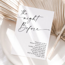 ミニマルな白黒リハーサルのディナー