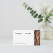 ミニマルな石写真の名刺 名刺 (スタンド正面)