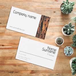 ミニマルな石写真の名刺 名刺