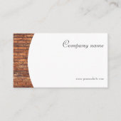 ミニマルな石写真QR名刺 名刺 (正面)