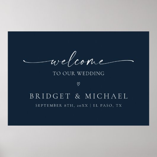 ミニマルな私たちのポスタ結婚ーへようこそ ポスター (正面)