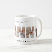 ミニマルな私たちはあなたをおばあちゃんフォトコラージュ大好き コーヒーマグカップ (正面右)