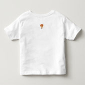ミニマルな秋の妖精 – 名前入りTシャツ トドラーTシャツ (裏面)