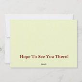 ミニマルな秋の家族再会オリジナルカード シーズンカード (裏面)