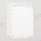 ミニマルな筆記体トラディショナルウェディング招待状 招待状 (裏面)