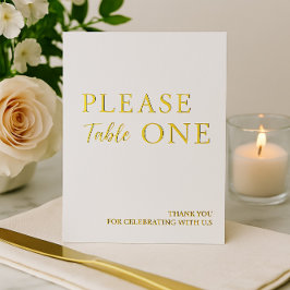 ミニマルな結婚式の引き出物フォイルのサインを一つ取って 箔シーズンカード