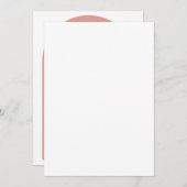 ミニマルな結婚式招待状 招待状 (正面/裏面)