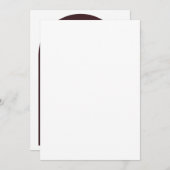 ミニマルな結婚式招待状 招待状 (正面/裏面)