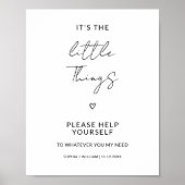 ミニマルな結婚披露宴それが小さいこと ポスター (正面)