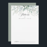 ミニマルな緑のユーカリ結婚プス アドバイスカード<br><div class="desc">このミニマルな緑のユーカリ結婚のアドバイスカードは素朴な人に最適で結婚ある。このデザインは水色の緑のユーカリエレガントカリを備え葉ている。これらのカードはs、結婚ブライダルシャワー、ベビーシャワー、卒業式パーティーなどに最適だ。新郎新婦の名前、両親または卒業生の名前でカードをパーソナライズ。</div>