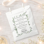 ミニマルな緑の枠アイリッシュ賛美ズ フェイバーバッグ (クリップ留めされた状態)