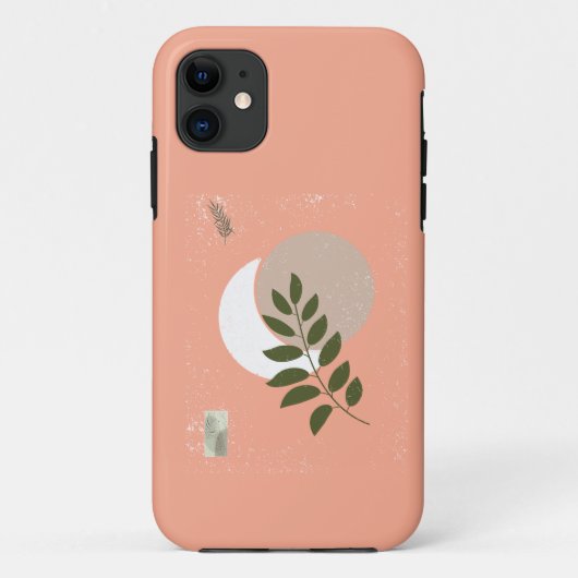 ミニマルな緑の芸術 Case-Mate iPhoneケース (裏面)