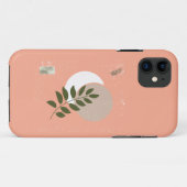 ミニマルな緑の芸術 Case-Mate iPhoneケース (裏面(横))