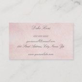 ミニマルな緑離れの 名刺 (裏面)