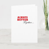 ミニマルな美意識でつながる永遠の絆 Always Better Together カード (正面)