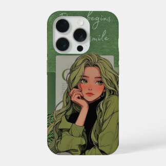 ミニマルな美意識のスマホケースの背景デザイン👉 iPhone 15 PROケース