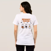 ミニマルな美意識の女性用Tシャツ トライブレンドTシャツ (裏面全面)