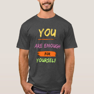 ミニマルな自己価値Tシャツ Tシャツ