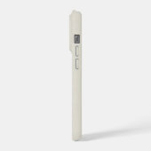 ミニマルな自然セット - 山と木の芸術 iPhoneケース (左側面)