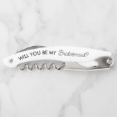 ミニマルな花嫁介添人の提案ギフト ソムリエナイフ (裏面)