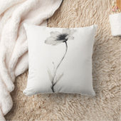 ミニマルな花 クッション (ブランケット)