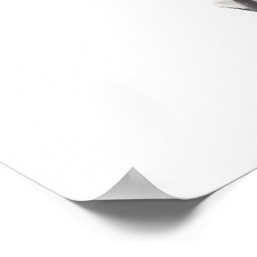 ミニマルな花 ポスター (角)