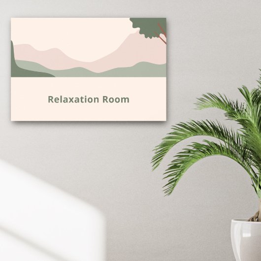 ミニマルな落ち着いた風景 ポスター