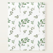 ミニマルな葉 プランナー手帳 (裏面)