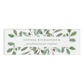 ミニマルな葉 名札 (正面)