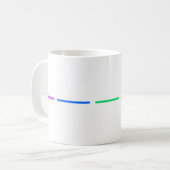 ミニマルな表現 コーヒーマグカップ (正面左)