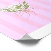 「ミニマルな赤ちゃんのブレスブーケポスター」 ポスター (角)