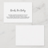 ミニマルな赤ちゃんシャワー予約の要求エンクロージャカード エンクロージャーカード (正面/裏面)