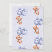 ミニマルな赤ちゃんシャワー | 心から待つ 招待状 (裏面)