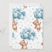 ミニマルな赤ちゃんシャワー | 心から待つ 招待状 (裏面)