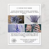 ミニマルな追加あなたのロゴ写真コラージプロモーション チラシ (正面)