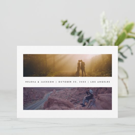 ミニマルな風景写真 セーブザデート (スタンド正面)