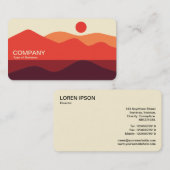 ミニマルな風景191021(03a)名刺 名刺 (正面/裏面)