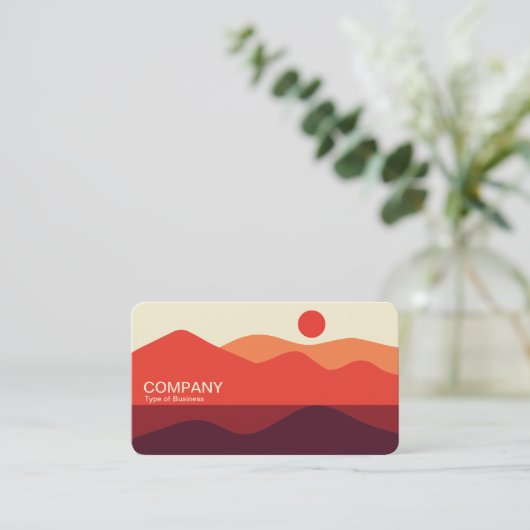 ミニマルな風景191021(03a)名刺 名刺 (スタンド正面)