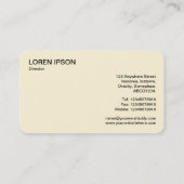 ミニマルな風景191021(03a)名刺 名刺 (裏面)