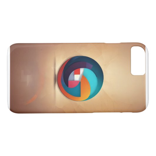 ミニマルな驚異：高解像度で超鮮明な2Dアイコン Case-Mate iPhoneケース (裏面(横))