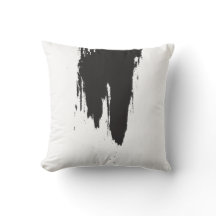 ミニマルな黒いペンキの打撃